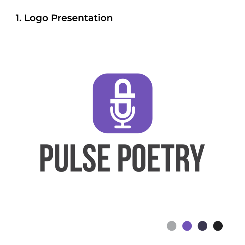 Pulse Poetry logo presentation